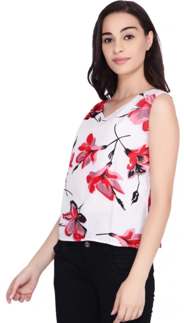 Adorable Crepe Printed Women's Top - Image 3