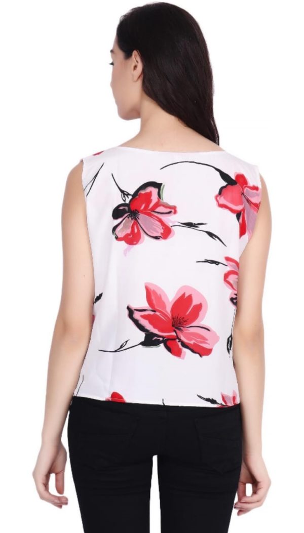 Adorable Crepe Printed Women's Top - Image 5