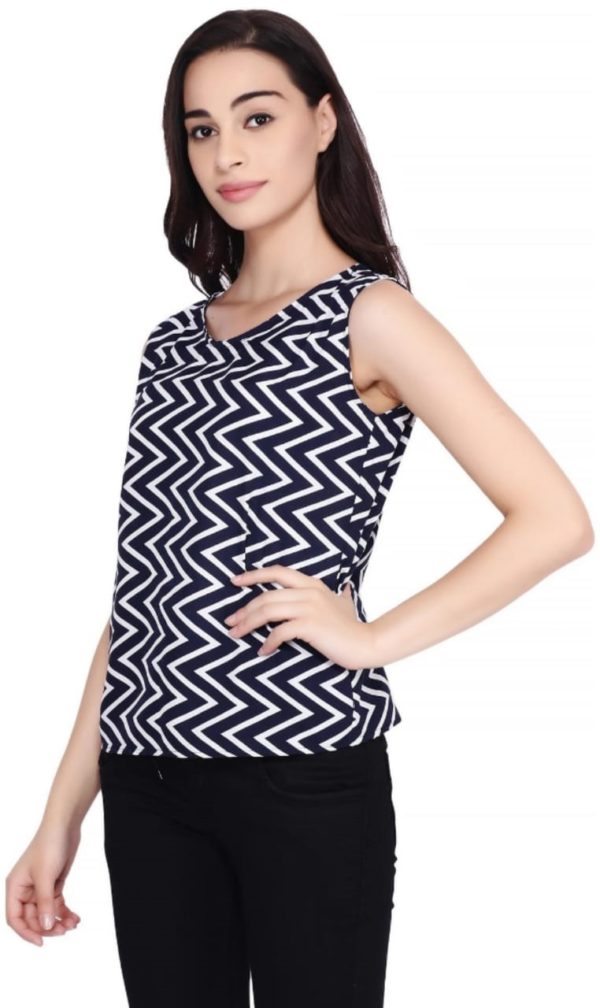 Adorable Crepe Printed Women's Top - Image 2