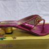 Diamond Work V-shape Sandal